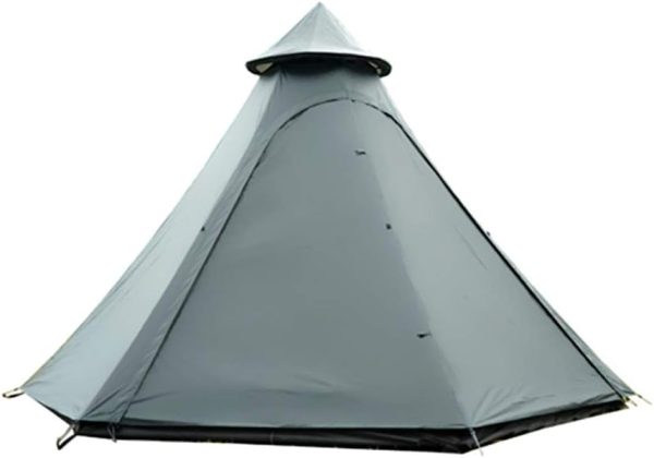 Waterproof 380CM/12.5ft Camping  Tent Yurt Tent with Screen for Outdoor Camping Hiking Hunting 4 Persons