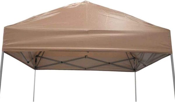 8x8 Replacement Top Cover (Khaki), 210D Polyester for 10x10 Slant Leg Canopy Frame