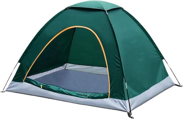 Tent for Camping - Lightweight Backpacking Tent with Rain Fly, Waterproof & Windproof, Easy Setup, Portable Carry Bag - for Hiking, Beach, Outdoor Adventures