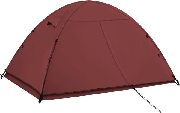 Ultralight 4-Season Waterproof 2-4 Person Portable Compact Backpacking Dome Tent–Easy Setup Outdoor Essenssial Weather Resistance Gear for Camping, Hiking, Hunting