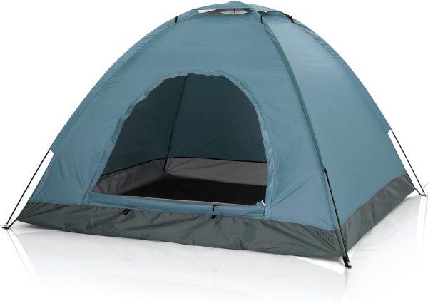3-4 Person Camping Tent, Camping Dome Tent,Easy Setup Outdoor Tents Water Resistant Lightweight Portable for Family Backpacking Camping Hiking Traveling