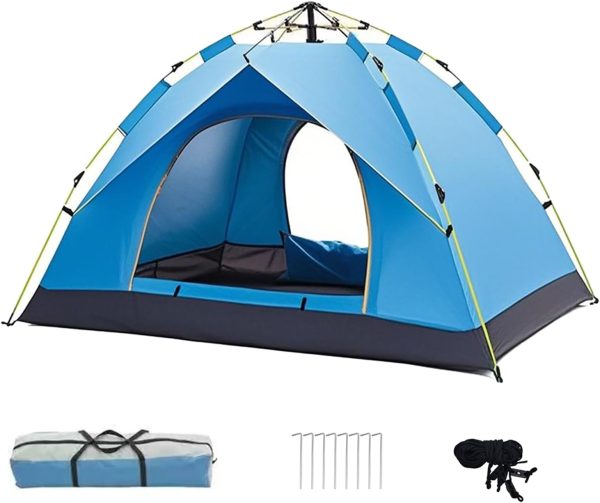 Lightweight Backpacking Camping Tent Waterproof Double Layer Family Tent for Hiking Fishing Outdoor Travel Picnic