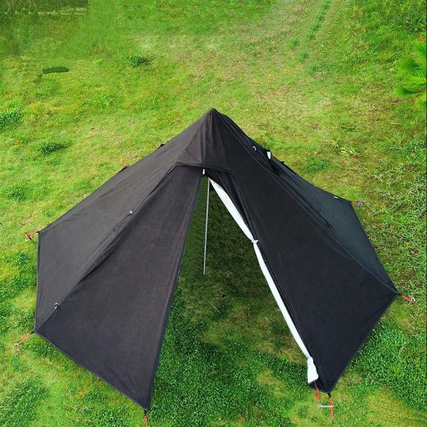 10.5' x 10.5' Hot Tent with Stove Jack for Camping, 1 Person  Tent for Adults Backpacking, Lightweight Outdoor Waterproof Camping Tipi for Hunting, Hiking